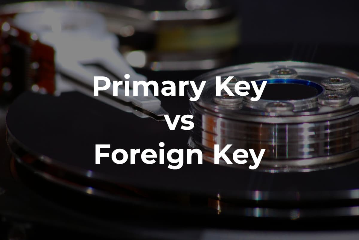 primary key vs foreign key